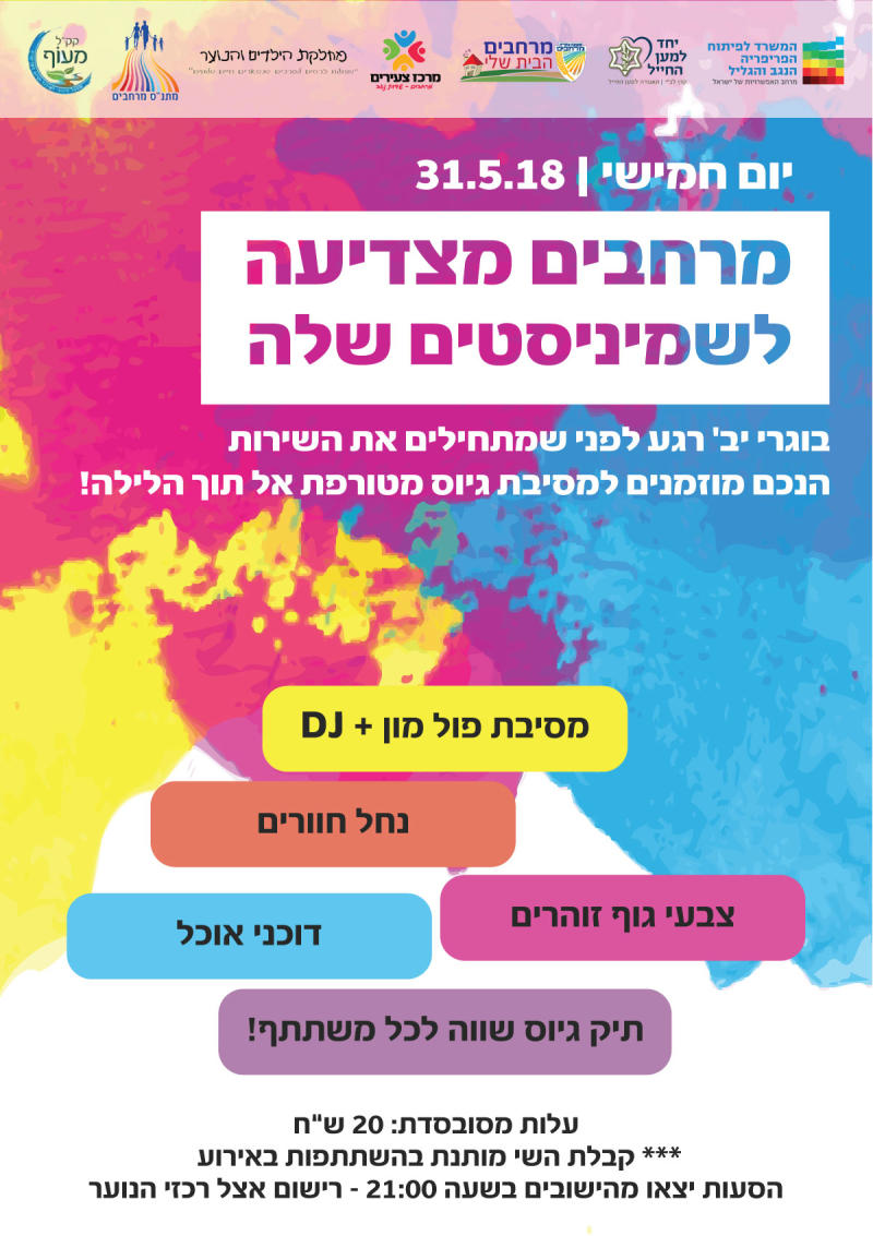 טיול שמיניסטים לילי לנחל חווארים